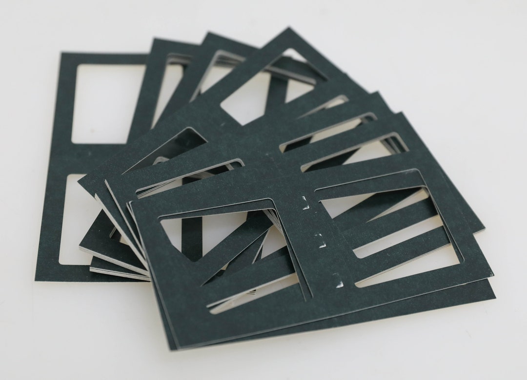 Medium Format Cardboard Slide Mounts Lot of 25 Etsy