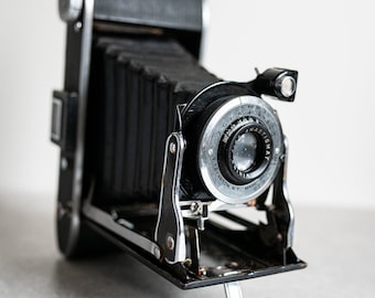 Agfa Ansco Viking 折りたたみ式ベローズカメラ - アールデコ調カメラ 