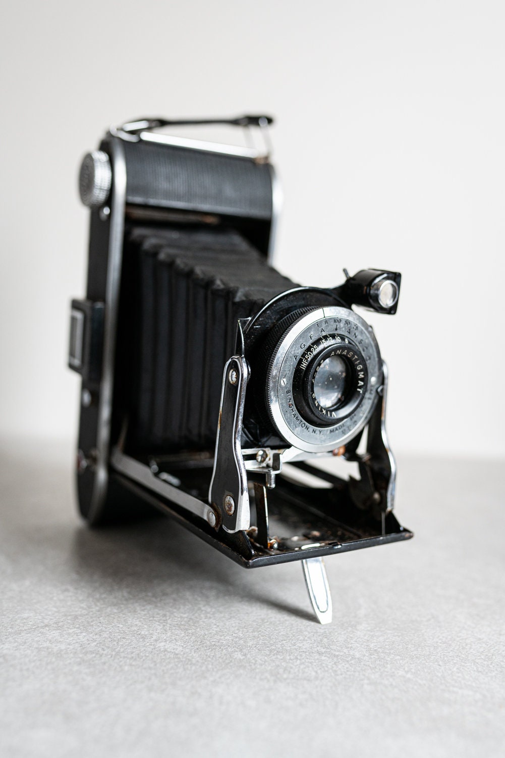 Agfa Ansco Viking 折りたたみ式ベローズカメラ - アールデコ調カメラ