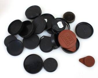 Camera Lens Caps LOT, 25 Various Sizes