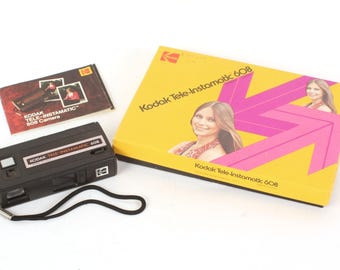 Kodak Tele-Instamatic 608 カメラ I.O.B. マニュアル付き - Etsy 日本