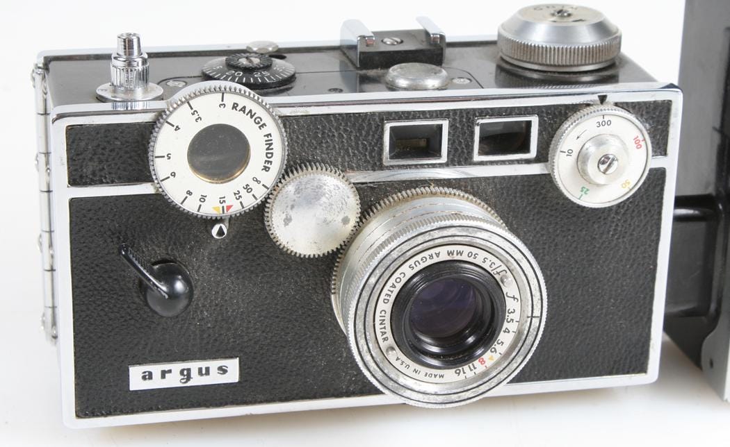 Harry Potter Style Art Deco Argus Brick Camera With Argus Flash - Etsy