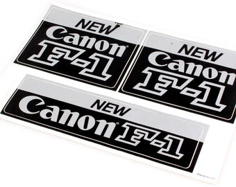 Canon New F1 Sticker Sheet 1980s