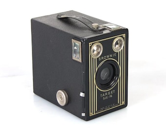 Cámara de caja Art Déco Kodak Brownie Target Six-16