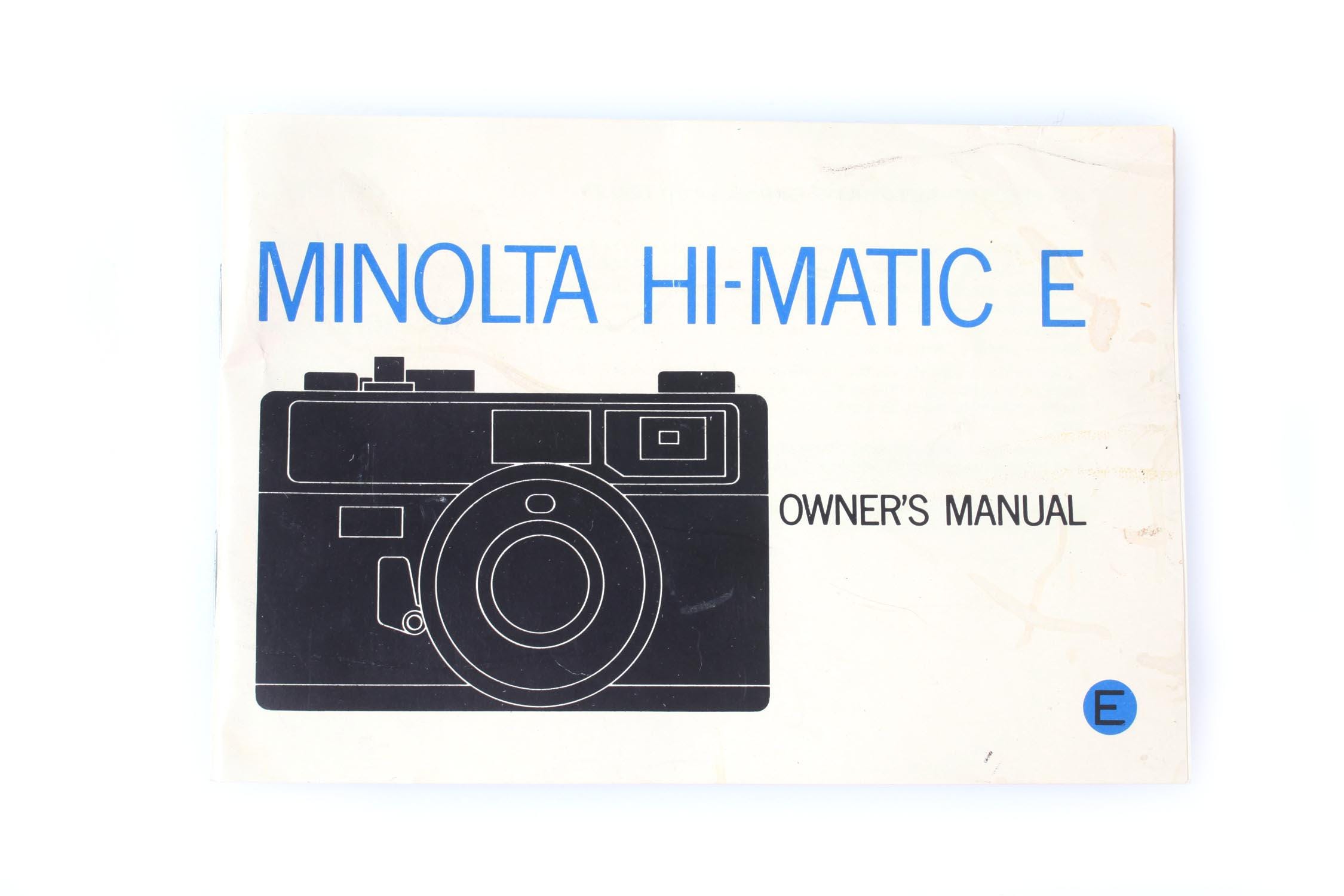 Minolta Hi Matic E - Etsy