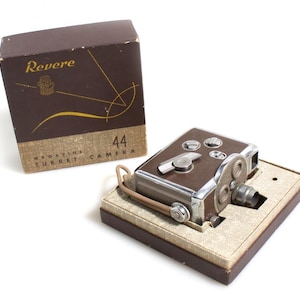 Revere Turret Movie Camera In Original Box