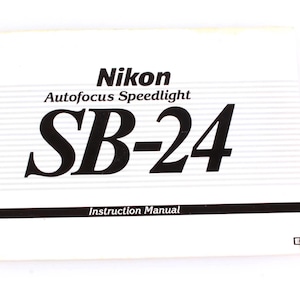 Nikon SB-24 Flash Manual