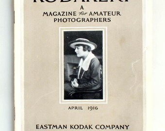 Rivista d'epoca Kodakery per fotografi amatoriali, EDIZIONE APRILE 1916