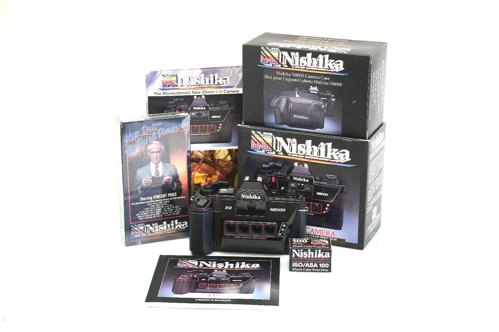 Nishika N8000 3d 35mmフィルムカメラ 新品箱入り 付属品付き - Etsy 日本