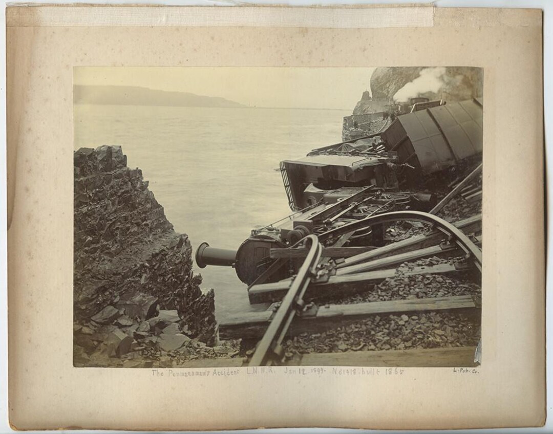Railroad Train Wreck 1899 + Locomotives Ided Under Picts, Vint Photos ...