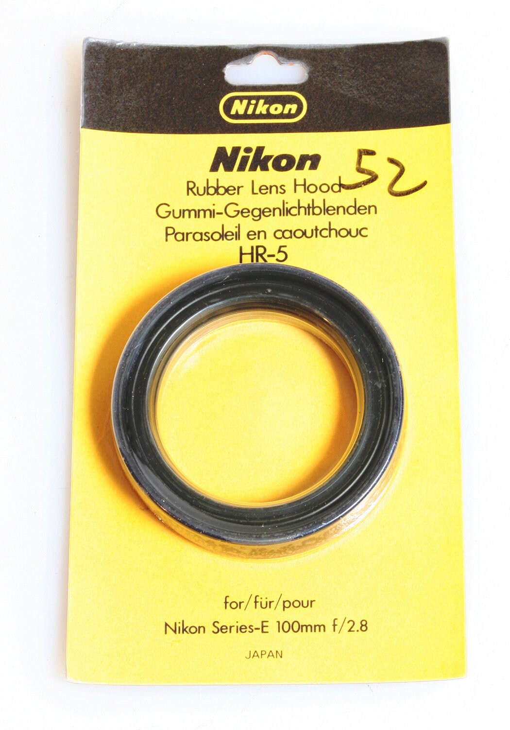 Nikon 52 Rubber Lens Hood New Ireland