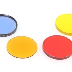 Series VI (6) Filters Blue 80c Yellow Orange Red