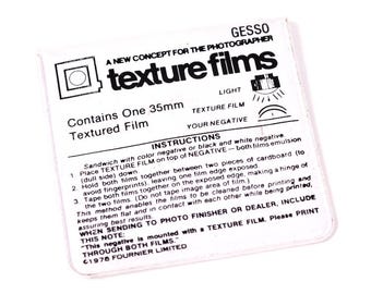 Darkroom 35mm Texture Screen for Darkroom Printing, Gesso Pattern
