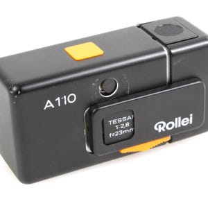 Rollei A110 TESSAR 1:2.8 f=23mm 動作確認済 美品 Rollei A110 Film Miniature Camera Tessar 23mm F/2.8 PARTS - Etsy