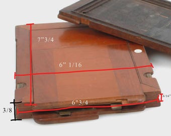 4 1/2 x 6 1/2 木製カットフィルムホルダー 2個セット - Etsy 日本