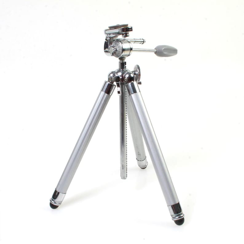 Vintage Vivo Aluminum Tripod With Case image 1