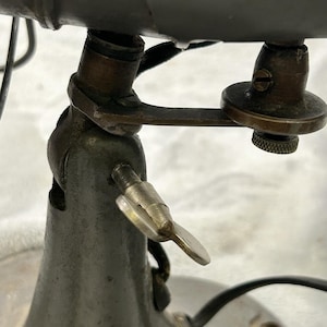 Antique Emerson Junior Desk Fan Runs Great Tilt Adjustment Issue image 5