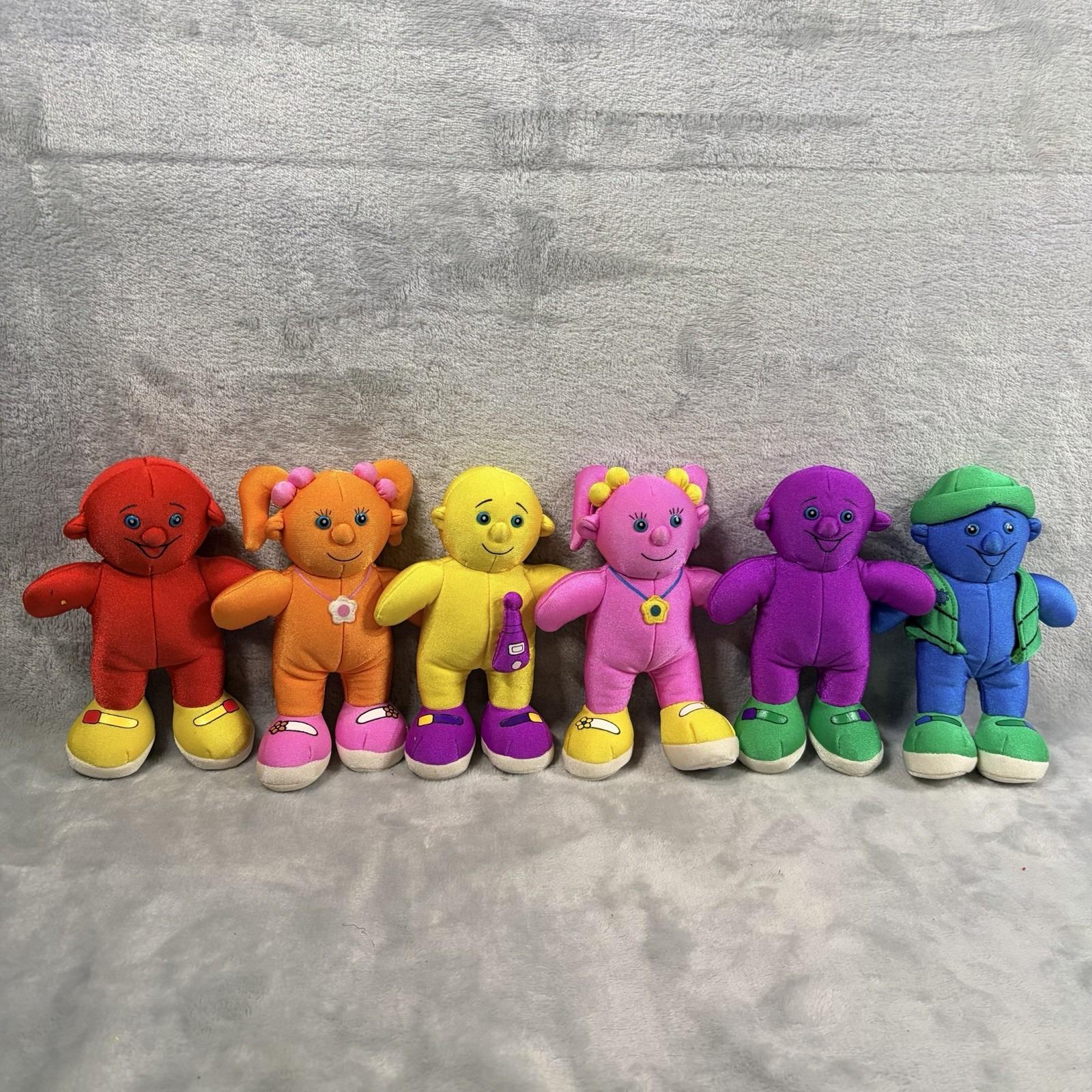 Full Set of 6 Jellabies Cartoon Figures Toys Tv's 1st 3D CGI