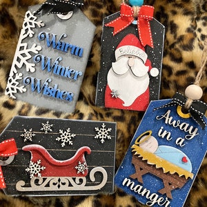 Tag ornament, gift card holder, Christmas gift, teacher gift