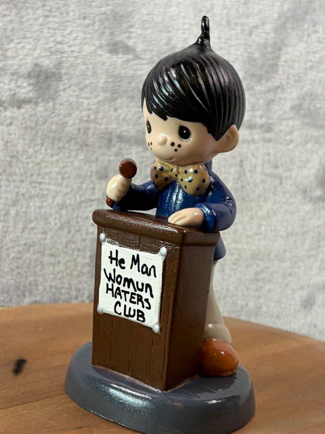 Little Rascls Hat Vintage Precious Moments “he Man Woman Haters Club” Figurine | Little ...