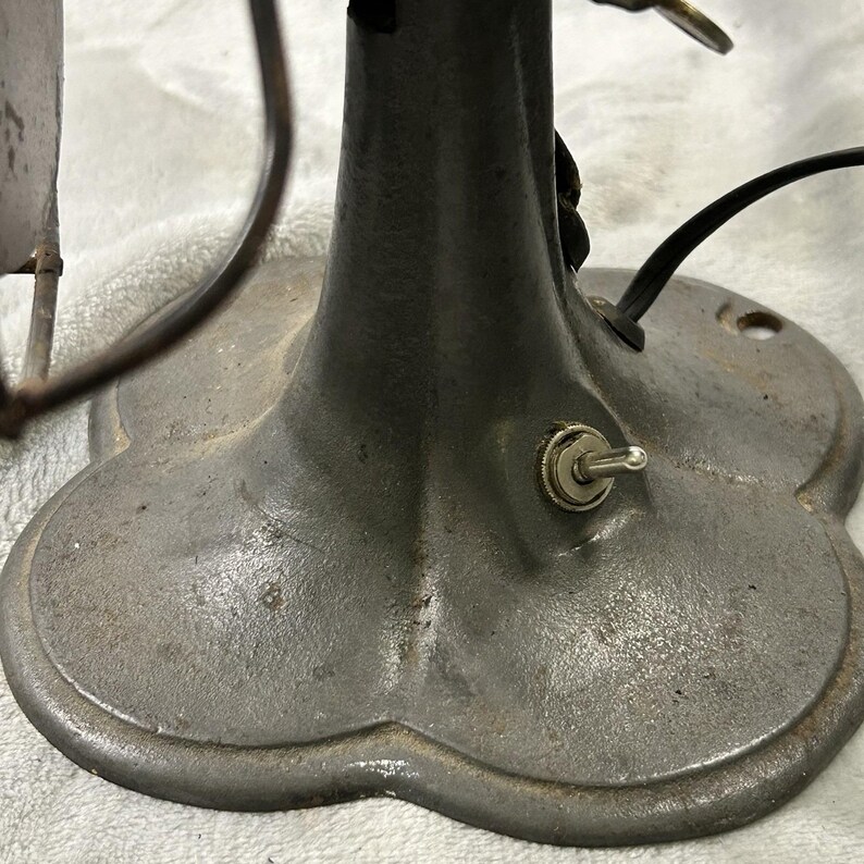 Antique Emerson Junior Desk Fan Runs Great Tilt Adjustment Issue image 4