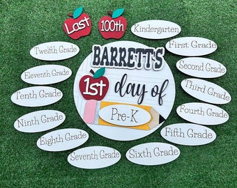 First and Last Day of School Sign/First Day of School Sign/Back to School Sign/Photo Prop/Sign for School Photos/Last Day of School