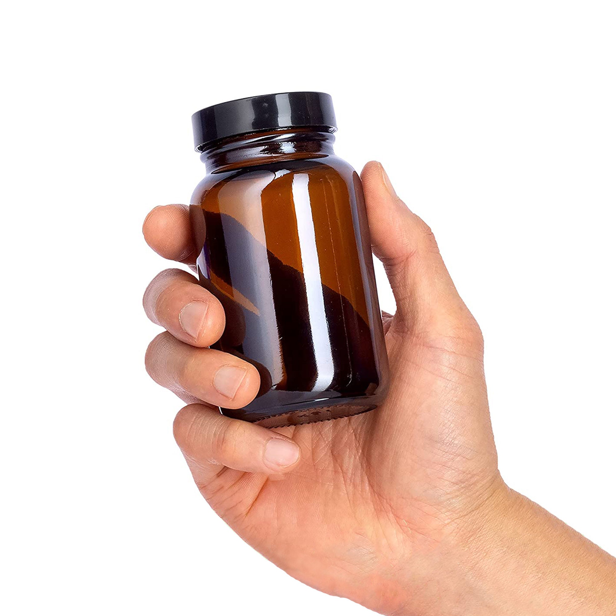 Amber Pill Bottles & Amber Glass Pill Bottles - Haojing