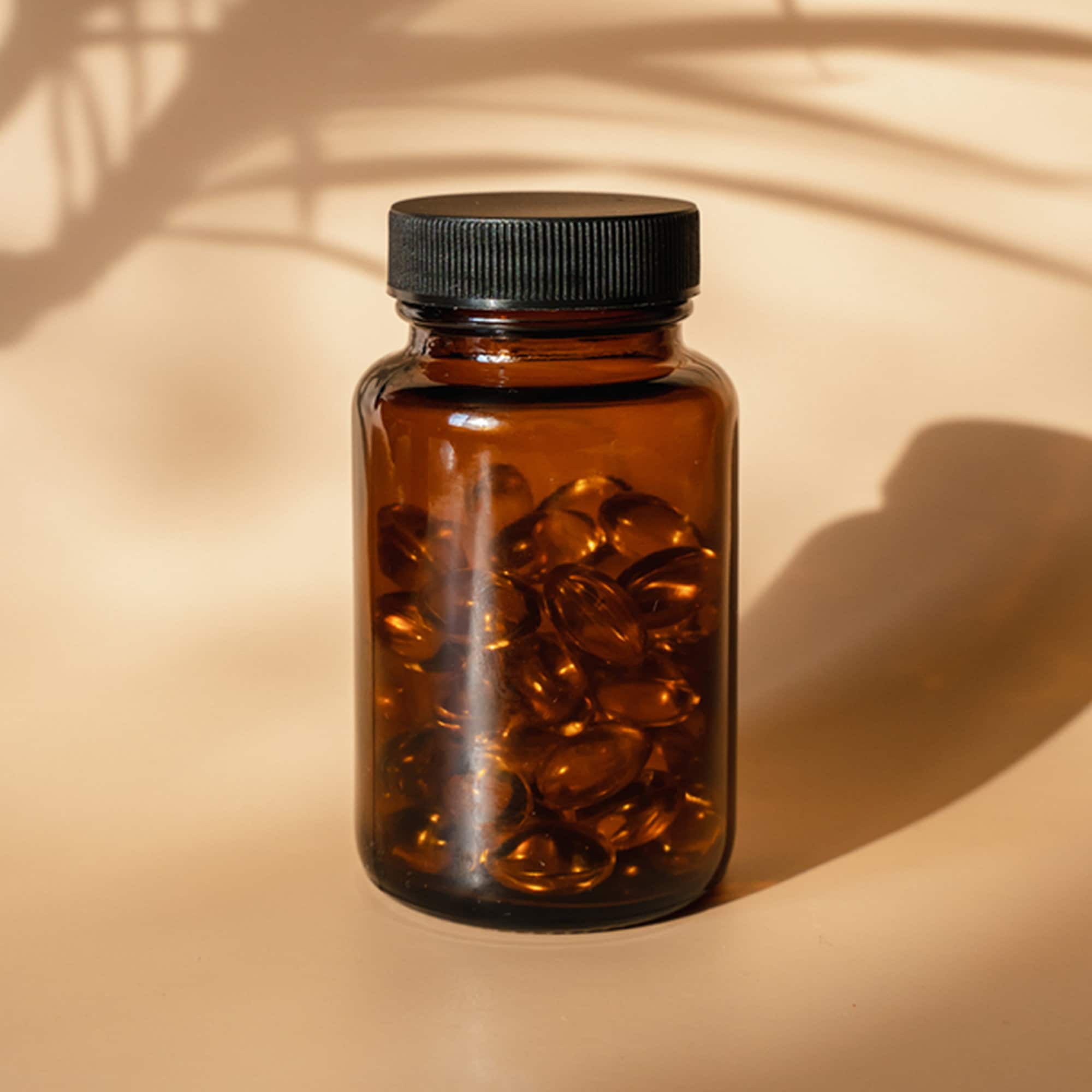 Amber Glass Bottle, Glass Pill Bottle, Vitamin Bottles, Amber