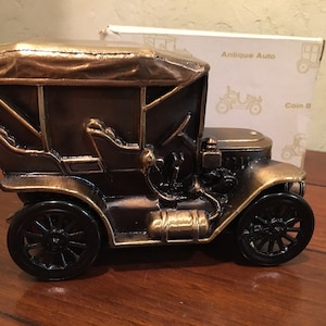 Vintage Stanley Steamer 1910 coin bank from the 1970&#39;s