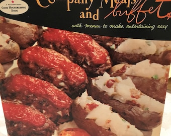 Vintage guter Reinigungsservice Gesellschaft Speisen und Buffets Rezeptbuch