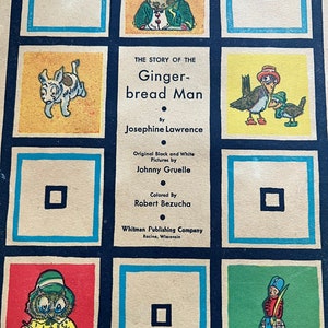 Vintage book: The story of the Gingerbread Man