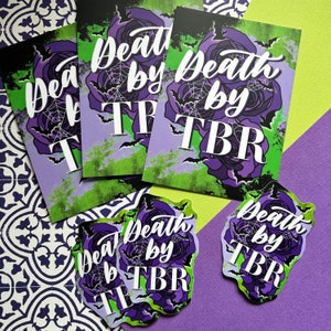Death By TBR Sticker & Kunstkarten Set