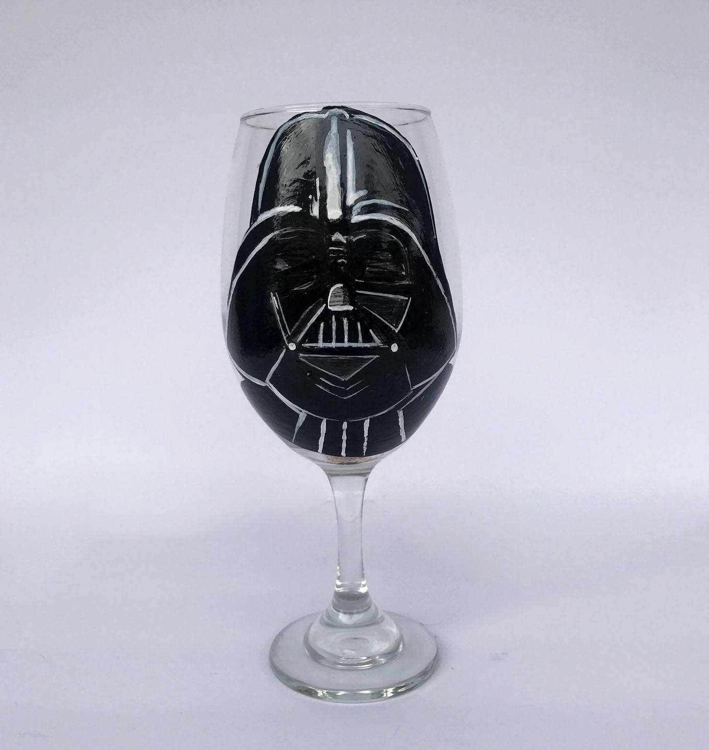 Darth Vader Wine Glass Star Wars wine glasses 21 oz Etsy
