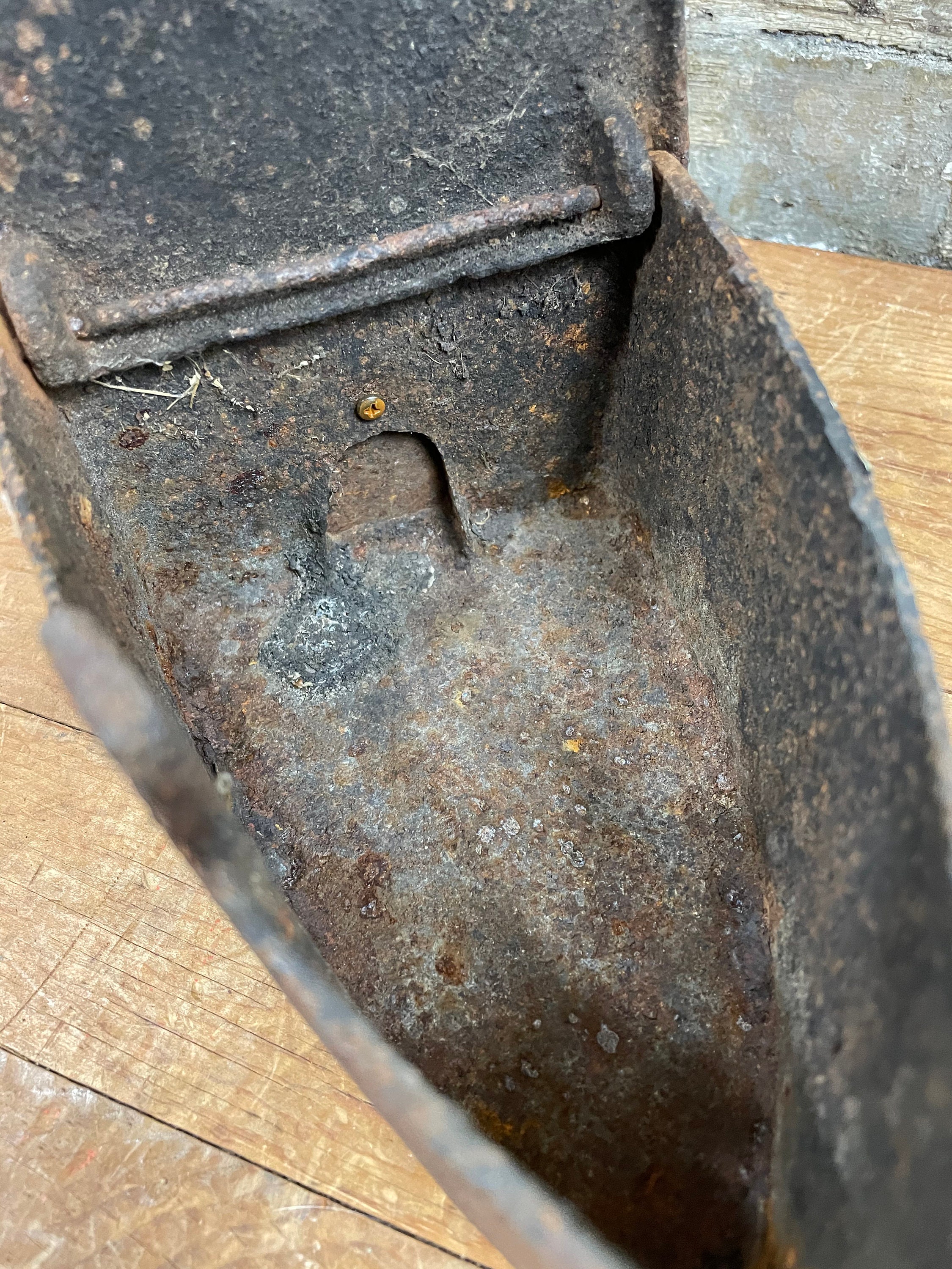 Antique Sad Iron Coal Iron with Chimney and Wooden Handle Etsy