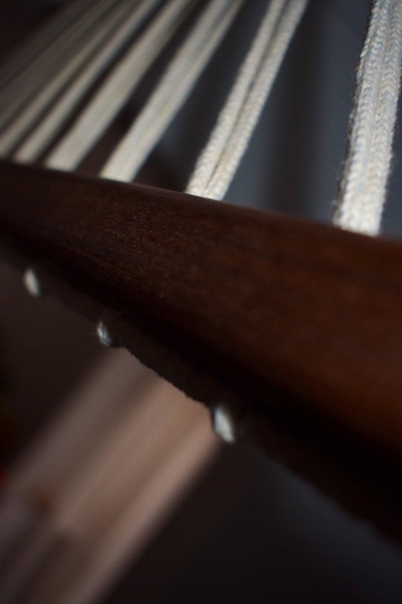 OakWalnut 100/% Cotton Hammock Chair Borlas Finish