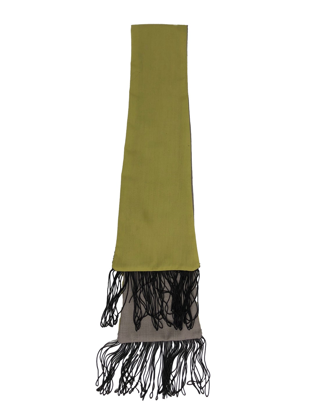Écharpe Large Verte Anglaise Avec Pompons - Laine Acrylique Chaude, Neuve Avec étiquettes