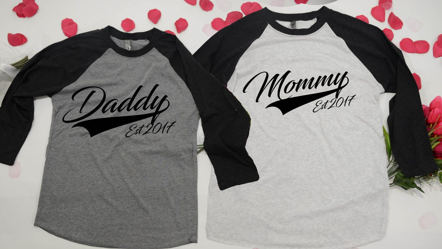 Mom and Dad Shirts New Parent Gifts Matching Couple Shirts