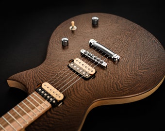 Handmade Custom Electric Guitar African Wenge Top GQ6/ Les Paul Type
