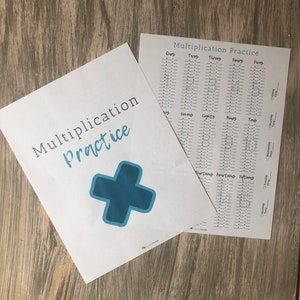 Multiplication Practice Packet