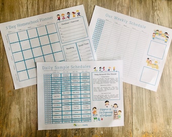 5 Day Homeschool Planner
