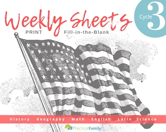 CC Cycle 3 Weekly Sheets PRINT