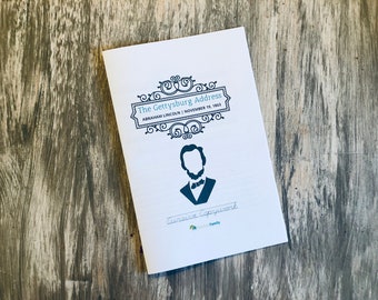 The Gettysburg Address - CURSIVE Copywork