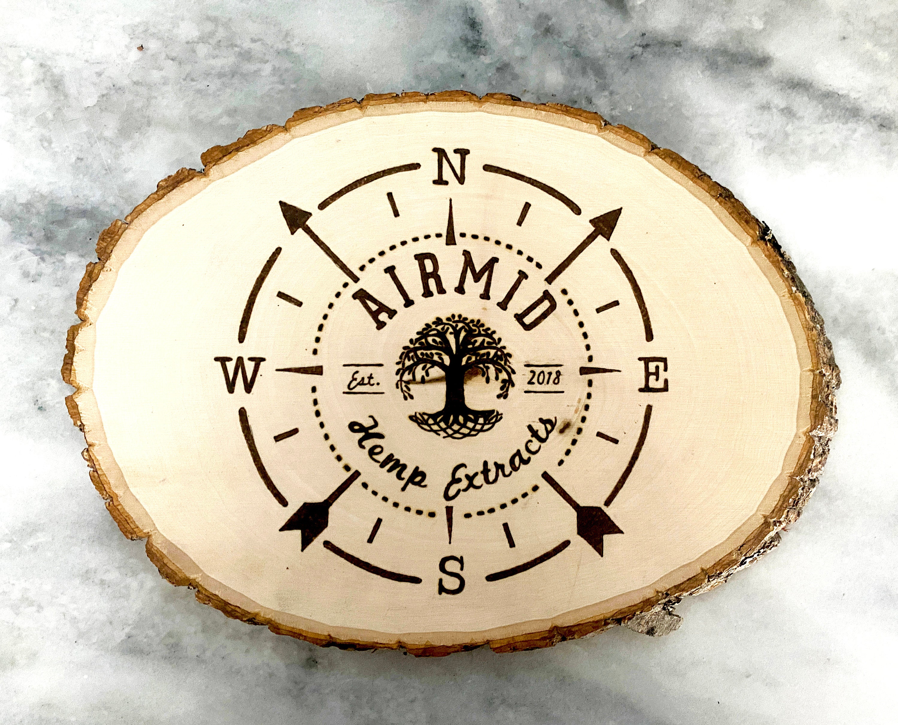 Custom Wood Burning Logo Medium 57 Pyrography Etsy