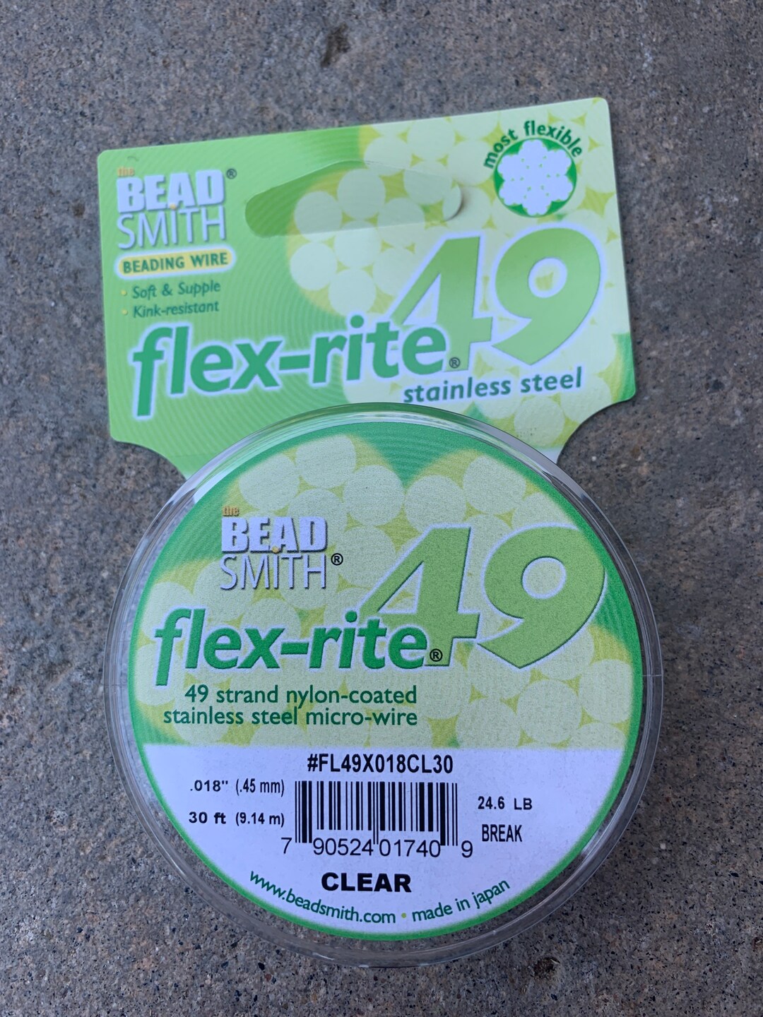 49 Strand Flex-rite Jewelry Wire (.018), 30 Ft Spool - Etsy