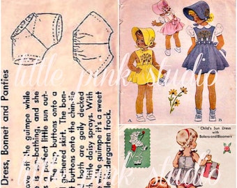 Muster Mädchen 03, druckbare Collage Sheet (digital Download, zum ausdrucken)