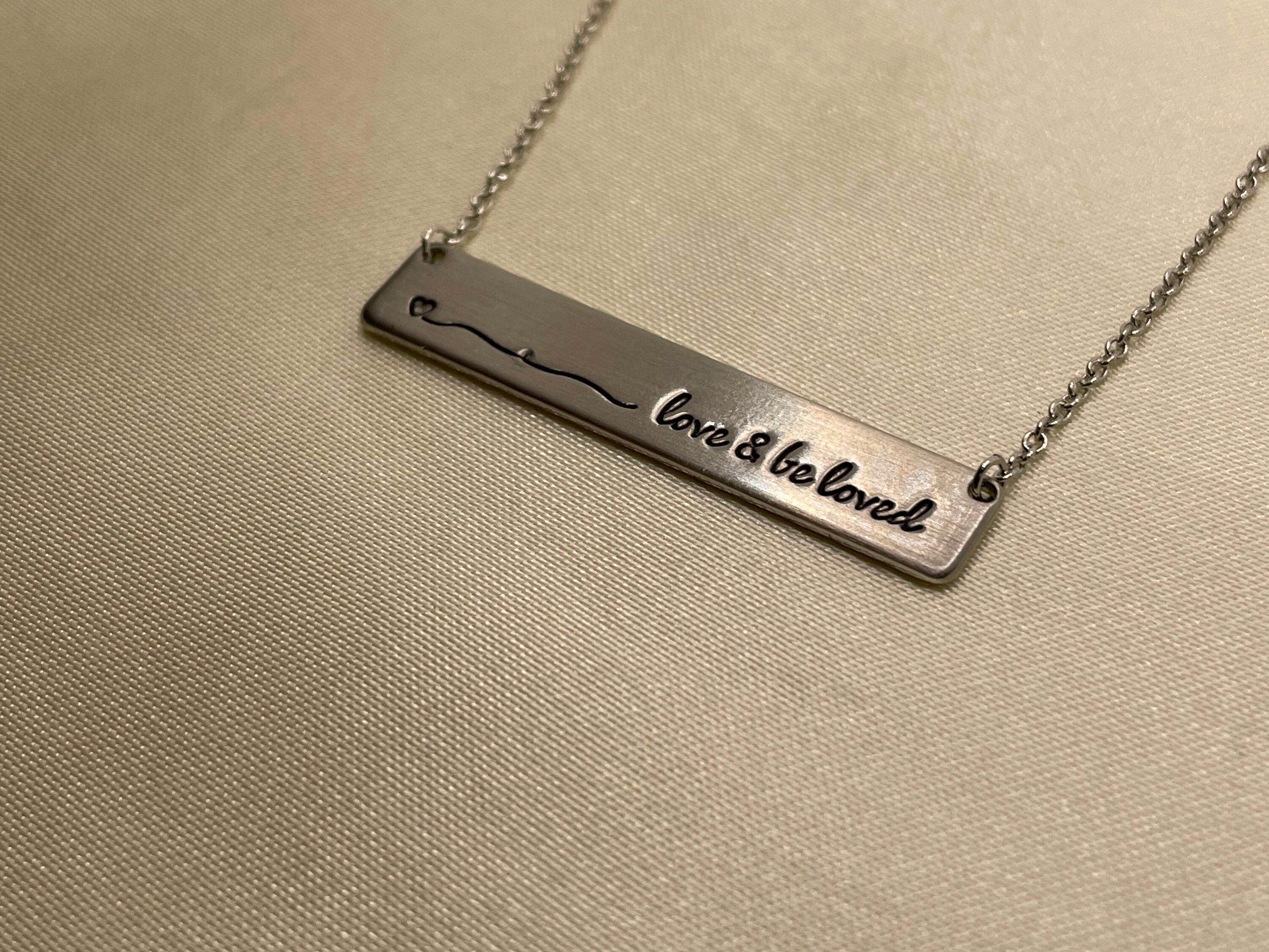Love and be loved necklace sale