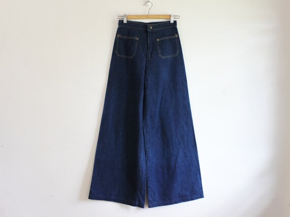 70s Lee high waist Ribcage Denim Wide Leg Jeans Pa