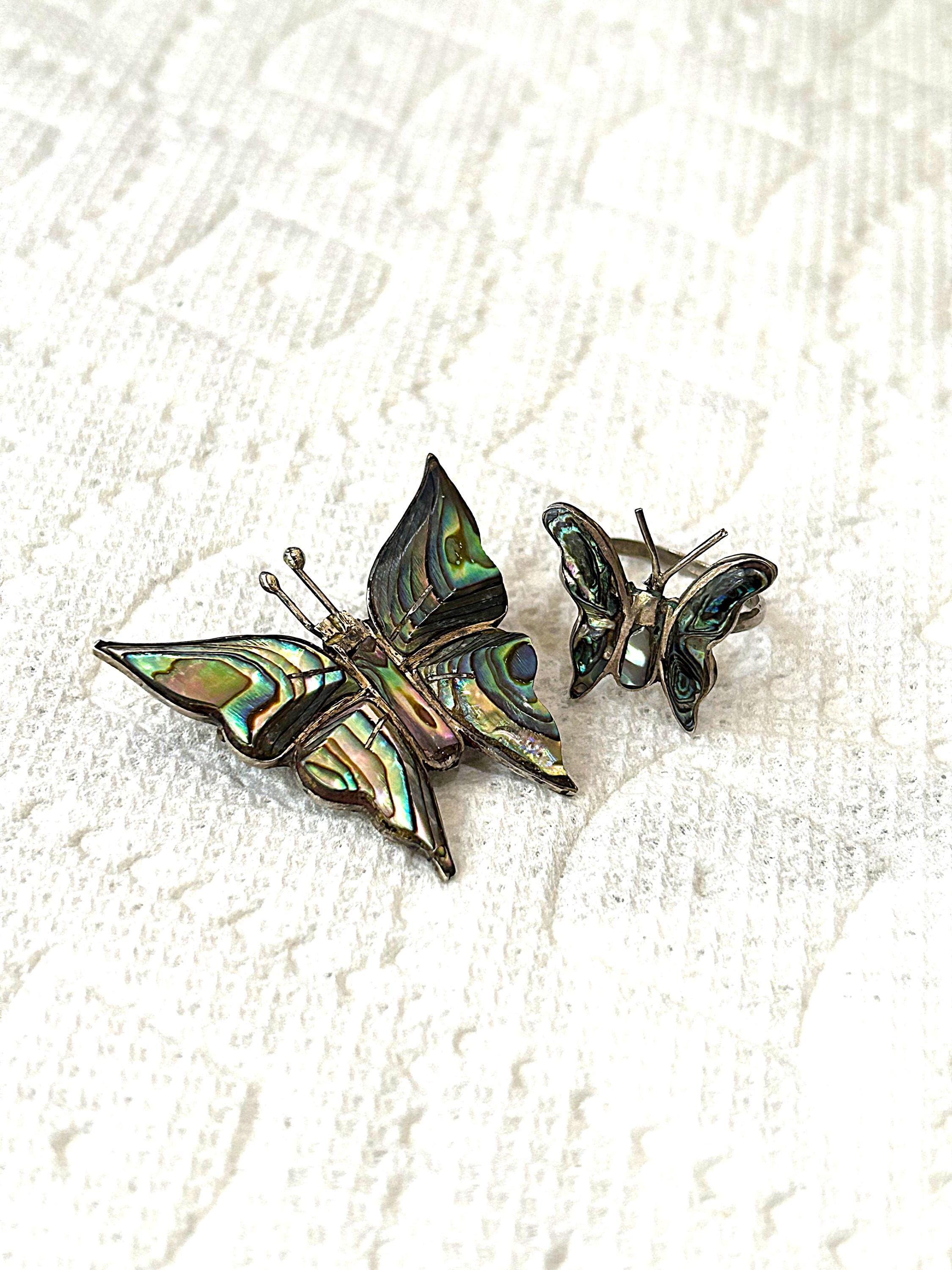 Navajo Silver Butterfly Brooch - Etsy