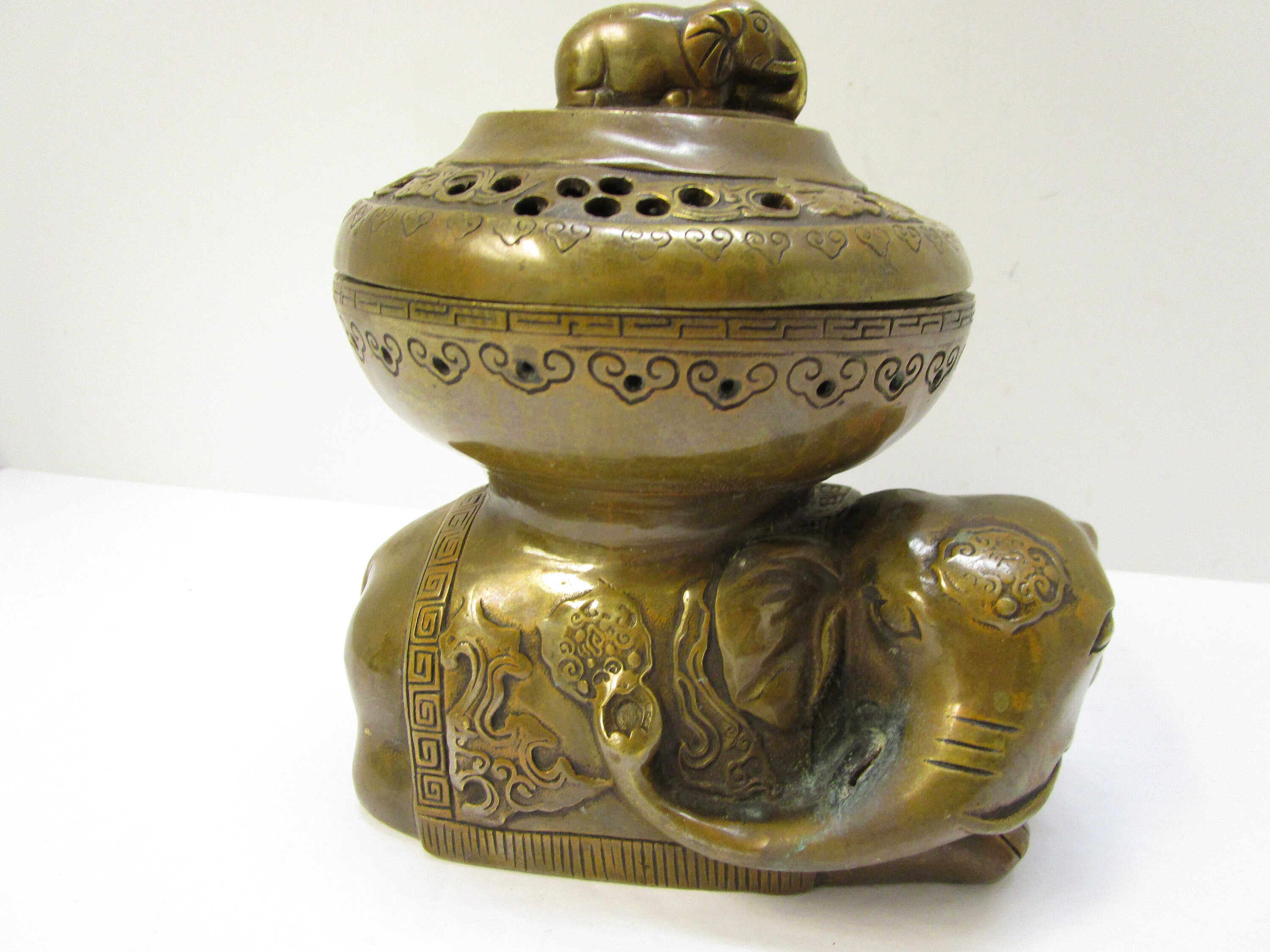 Elephant Incense Burner