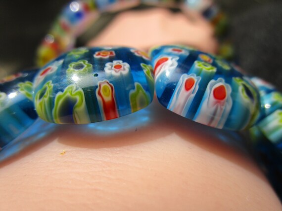 Venetian Murano Artisan Glass Bead Panel Bracelet… - image 3